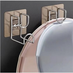 Крючок для ванной с двойной фиксацией, 1 шт.