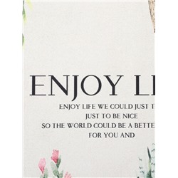 Набор ковриков для кухни «Этель» Enjoy, 2 шт., 38×58 см, 38×118 см