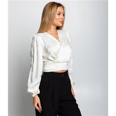 Блуза #КТ5138, молочный