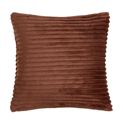 Наволочка декоративная «Этель», 40×40 см, велсофт, коричневая