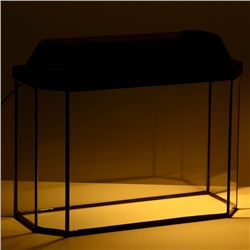 Аквариум «Панорамный» с крышкой, 15 литров, 40×14.5×27/32 см, венге