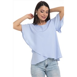 Блузка лёгкая голубая