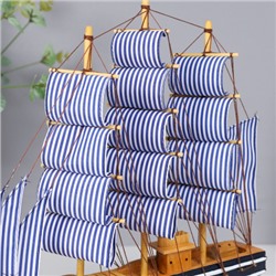 Макет парусного корабля 32х32 см / 3329G /уп 18/