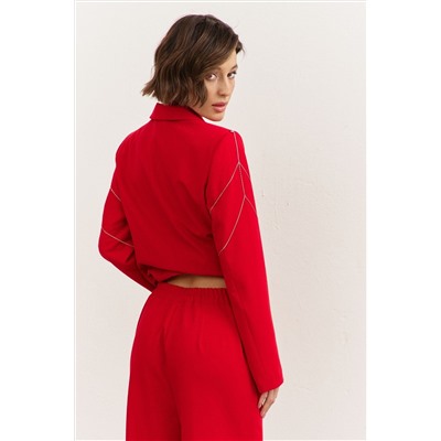 Брюки, жакет RINKA 1481 красный