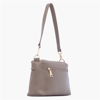 Женская кожаная сумка Richet 2415LG 612 Тауп