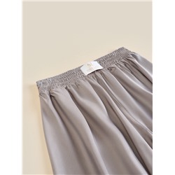 Пижама женская (рубашка, шорты) SL HOME Modal Home, серо-бежевая