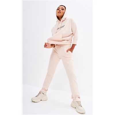 Брюки спорт F312-0851 pale beige