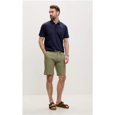 Шорты лен F111-0960-1 olive