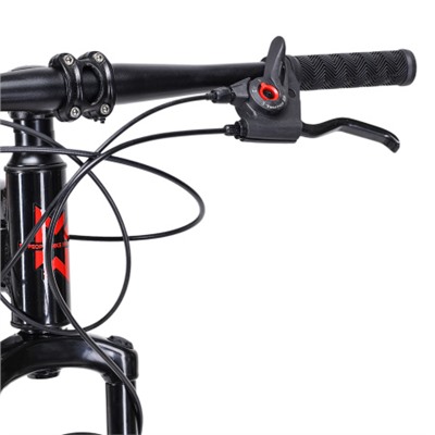 Велосипед 26" рама 17" 21sp MEGAWHEELS MOUNTAIN II чёрный-красный
