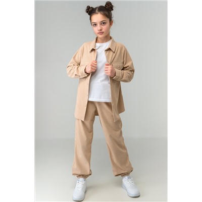 Вельветовый костюм для девочки Happyfox