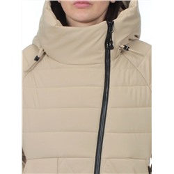 270 BEIGE Куртка зимняя облегченная женская (верблюжья шерсть)