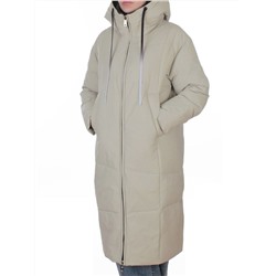 W8236M OLIVE Пальто зимнее женское оверсайз (200 гр. био-пух)