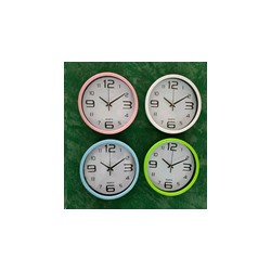 Часы настенные 25 см / 381-39 /уп 40/ микс