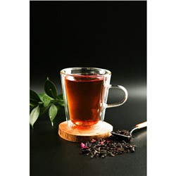 Кружка с двойными стенками Magistro «Конвекс», 240 мл, 8.6×10 см, стекло