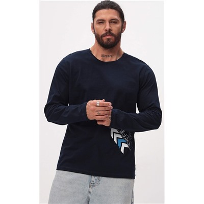 Лонгслив P521-1001-893 d.blue