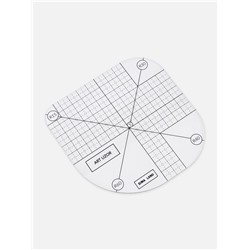 Линейка для скругления углов, 12×12 см, прозрачная