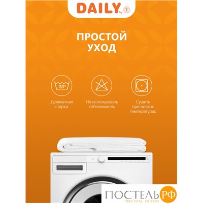 DAILY by T БАМБУК Стеганый Hамат-к 180х200,1пр;микрофибра/бамбук/полиэф.вол