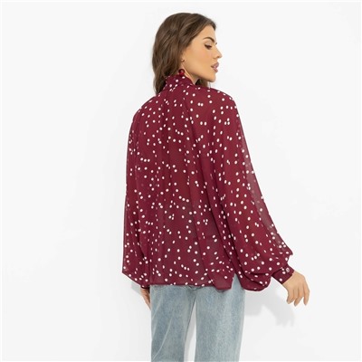 Блуза для счастья в любви, Привлекаю удачу (бордо)