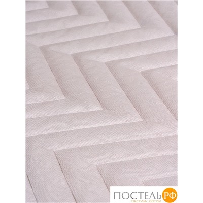 MedSleep ARIES Стеганый Hаматрасник 160х200, 1пр, хлопок/шерсть/микровол. 200 гр/м2