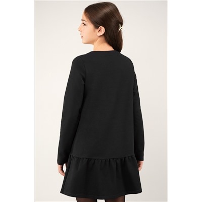 Платье из футера для девочки Happyfox