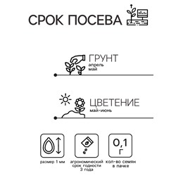 Семена цветов Иберис «Смесь», «Тимирязевский питомник», 0.1 г