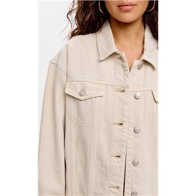 Куртка джинс P612-1249 l.beige