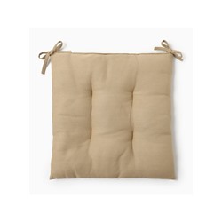Подушка на стул «Этель» Kitchen, 42×42 см, бежевая