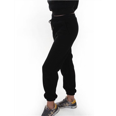 006 BLACK Костюм спортивный зимний женский (95% хлопок, 5% полиэстер)