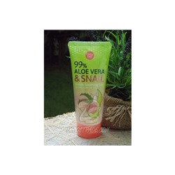 Успокаивающий гель с Алоэ Вера и Слизью Улитки от Cathy Doll, Serum Soothing Gel aloe vera & snail, 175 гр