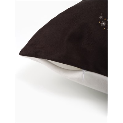 Наволочка декоративная новогодняя «Этель», 40×40 см, велюр