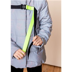 2165-S Куртка на синтепоне Розовый - серый/116