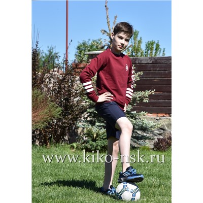 013113 Свитшот ModaLora Темно-синий/140