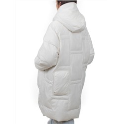 3061 WHITE Пуховик зимний женский (80% пух, 20% перо)