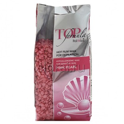 Плёночный воск Top Formula «Розовый жемчуг» ItalWax