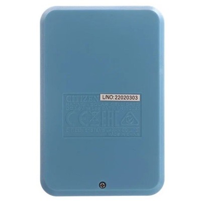 Калькулятор   8 разр. Citizen Cool4Sch карманный, питание от батарейки, голубой LC-110NR-BL