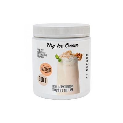 Заменитель мороженого «Dry Ice Cream» пломбир, 1000г
