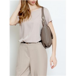 Женская кожаная сумка Richet 3189LN 612 Тауп