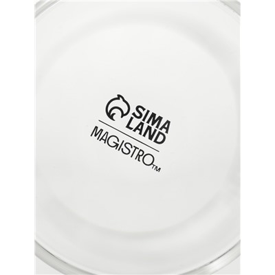 Кружка Magistro «Маг», 430 мл, 7.9×10.5х см, боросиликатное стекло, прозрачная