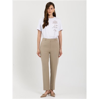 Футболка белая с принтом