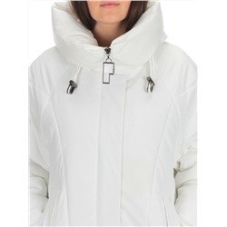 M-9117 WHITE Пальто зимнее женское CORUSKY  (верблюжья шерсть)