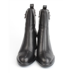 04-M3-L810 BLACK Ботинки зимние женские (натуральная кожа, натуральный мех)