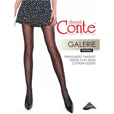 Conte Galerie, фантазийные колготки 20den