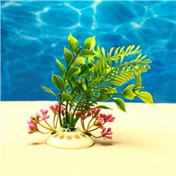 Растение искусственное аквариумное, 18×9×14 см