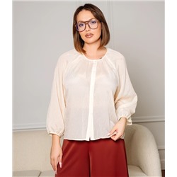 Блуза #КТ73 (2), кремовый