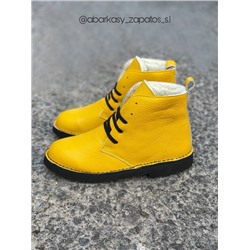 Ab.Zapatos 4619/2 AMARILLO+Pelle 905 (220) Amarillo-Marron