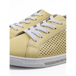 03-XH26-5 YELLOW Полуботинки летние женские (натуральная кожа)