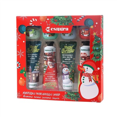 Набор MERRY CHRISTMAS крем для рук 30g x 4 + бальзам для губ 4.7g x 4Косметика уходовая для лица и тела от ведущих мировых производителей по оптовым ценам в интернет магазине ooptom.ru.