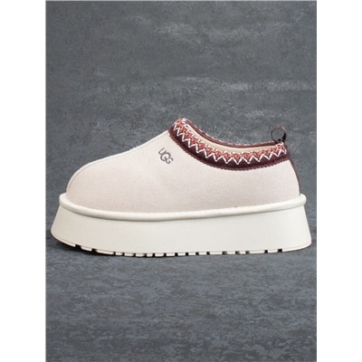 04-X85 BEIGE Угги зимние женские (натуральная замша, натуральная шерсть)