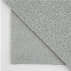 Лоскут флис, односторонний, 50×50 см, 190 г/м, серый №9C