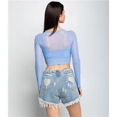 Топ #КТ202 (12), голубой